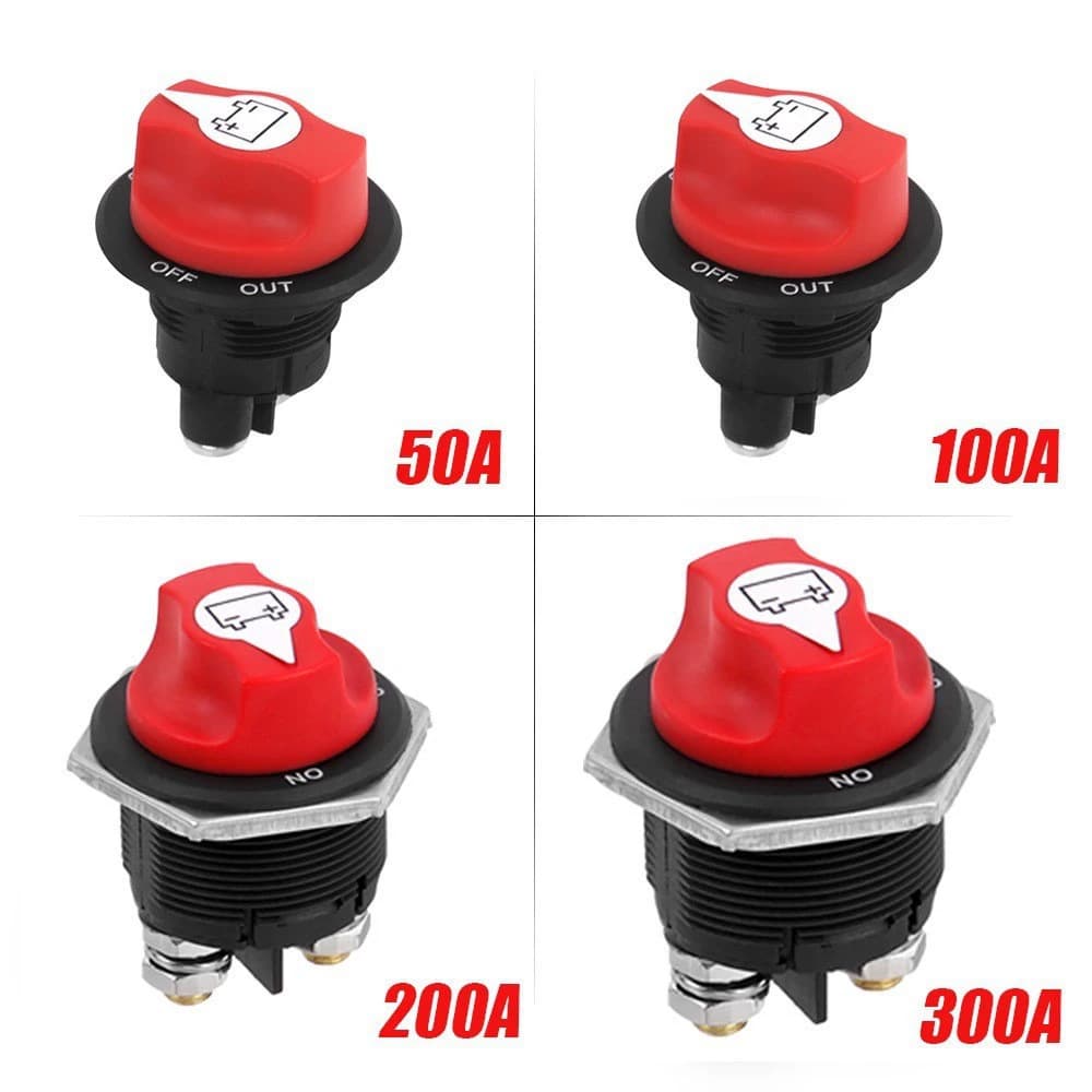 Yacht/RV battery switch, rotary DC waterproof leak-proof protection battery master power switch