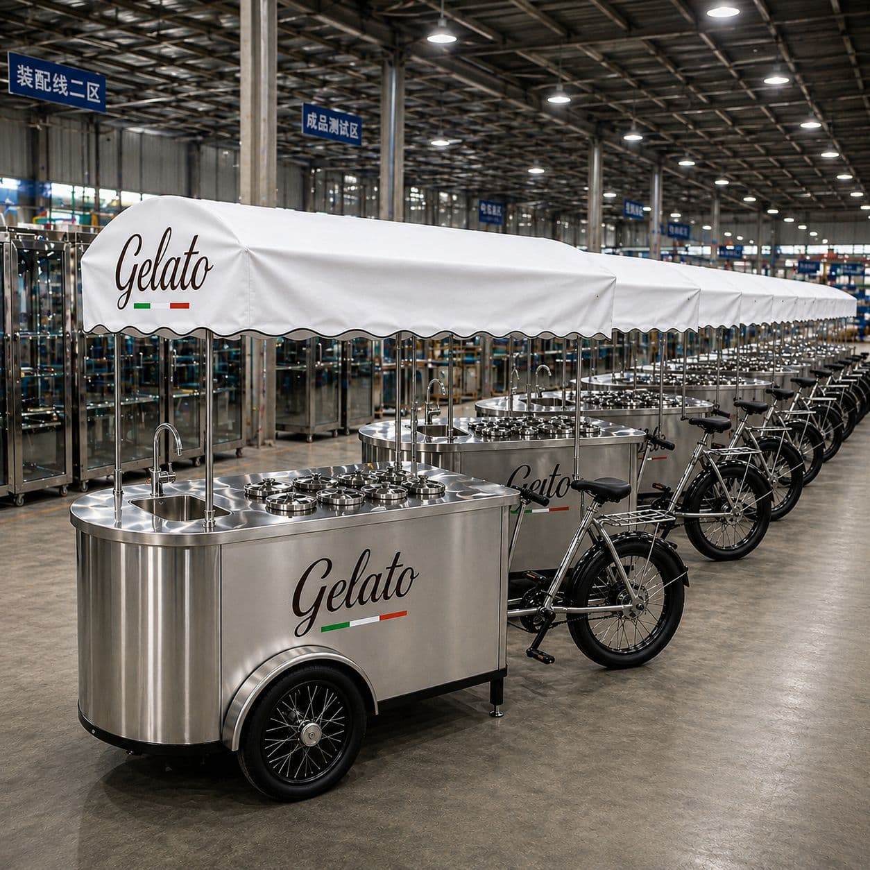 Zhengting Outdoor Mobile Ice Cream Food Truck Iron Art Food Cart Snack Cart Shopping Mall Display Mobile Promotional Vehicle