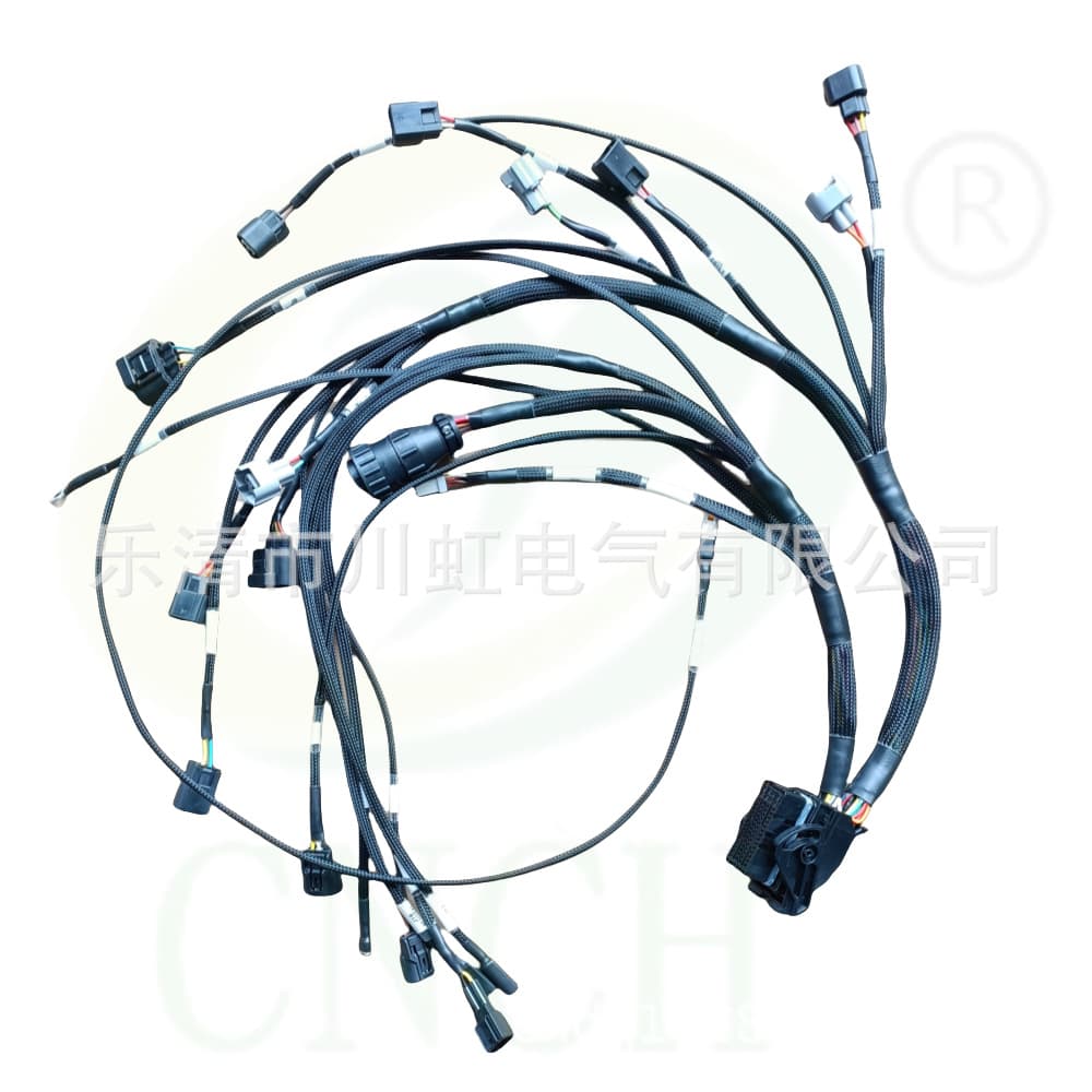 Custom Motorcycle Wiring Harness, Automotive Wiring Harness, ECU, Transmission, Fuel Injector, Ignition Coil, Complete Vehicle Wiring Harness Factory