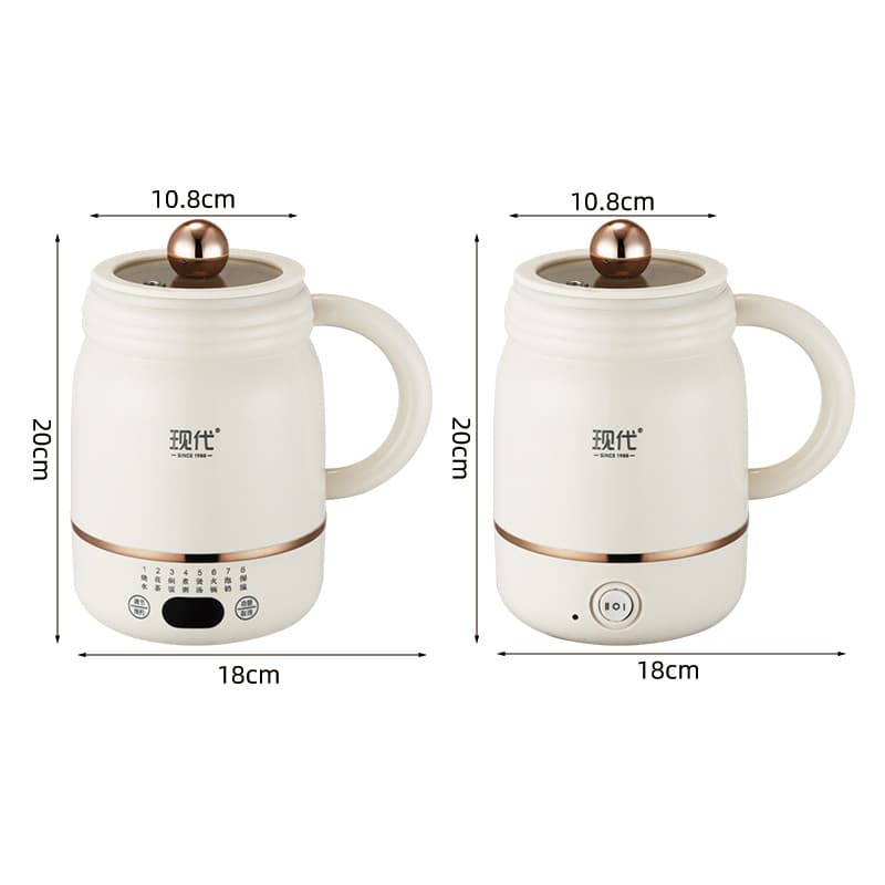 Home Multi-Function Electric Boiling Cup for Stewing, Travel Portable Hot Water Kettle, Office Milk Warmer, Non-Stick