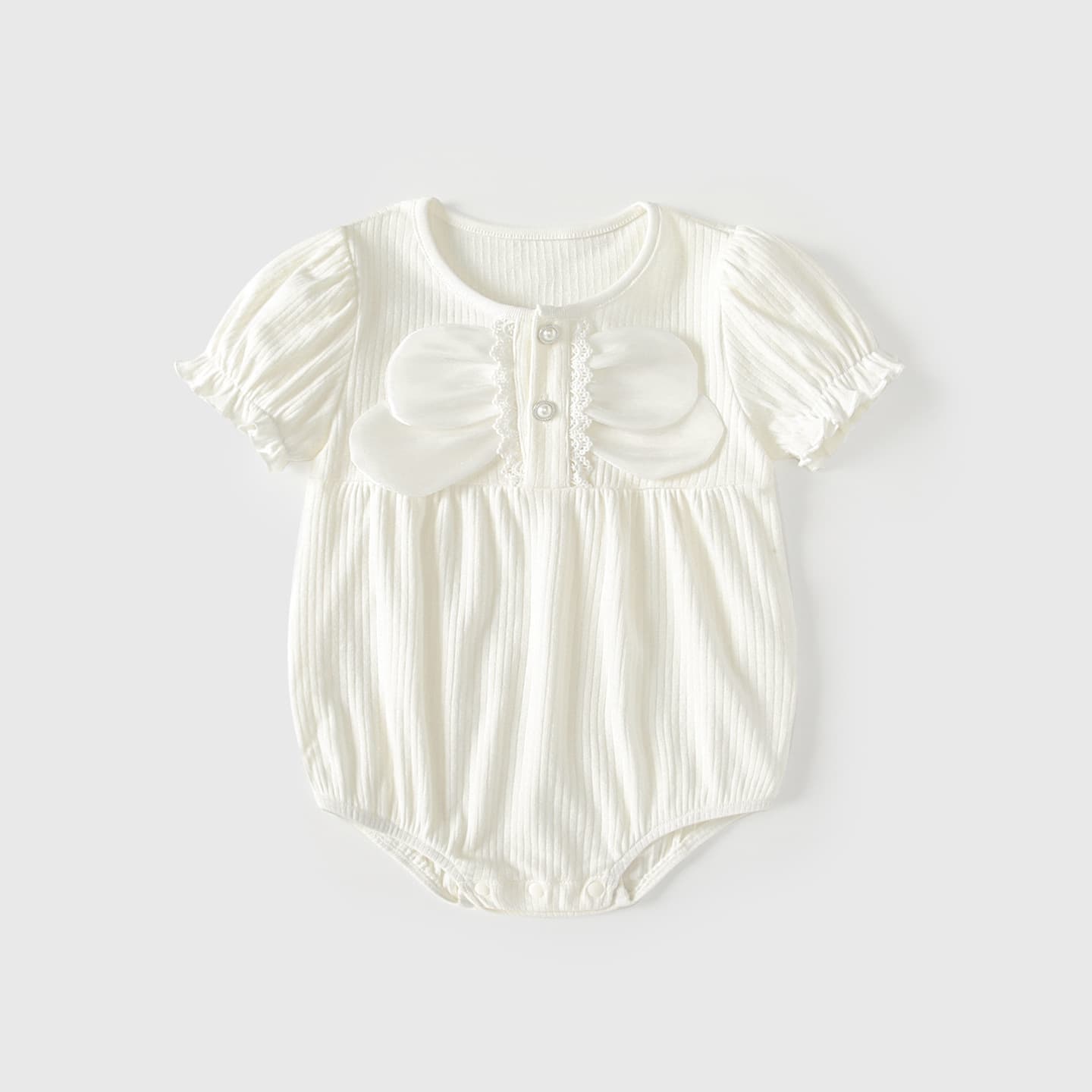 Full moon baby clothes, summer clothes, thin section, little one month old princess bag, newborn baby girl's 100-day banquet photo dress