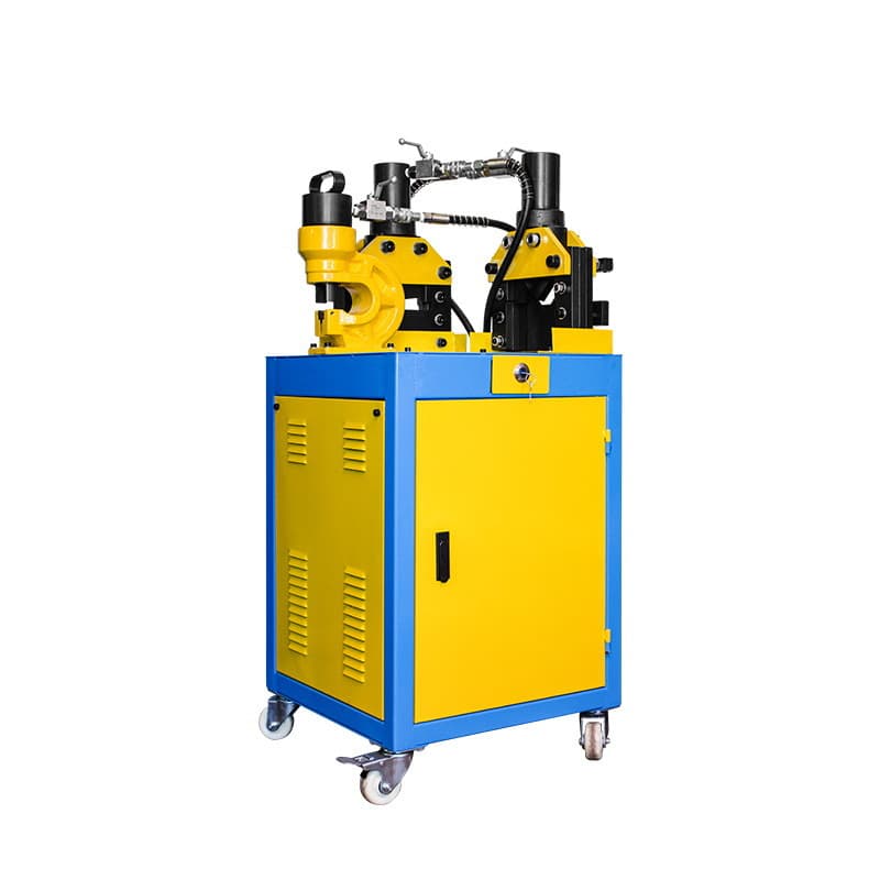 Multifunctional Hydraulic Flange Angle Steel Angle Iron Processing Machine 3-in-1 Punching Machine Cutting Machine Notching Machine Chamfering Punch Shear