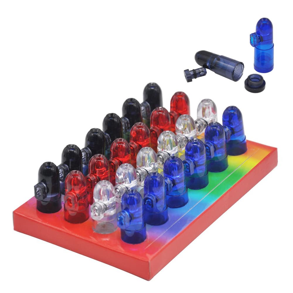 HORNET Acrylic Snuff Bottle Bullet Snuff Plastic Material Portable Factory Pipe