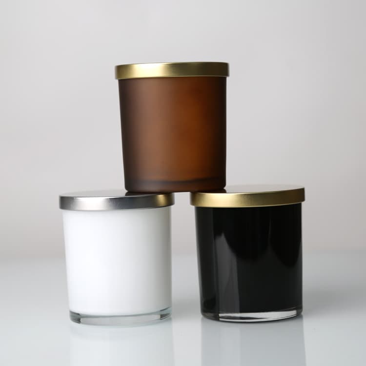 Aromatherapy glass candle cup aromatic candle holder romantic hotel candle soy wax diy empty cup glass candle holder