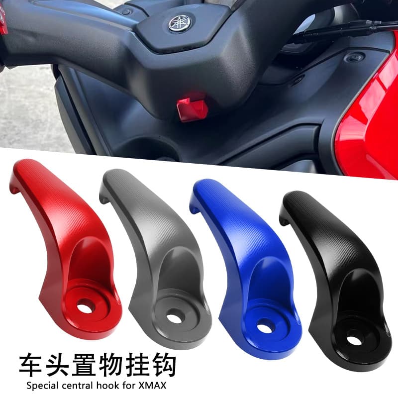 Suitable for Yamaha XMAX300 NVX/NMAX155 modified front hook aluminum alloy helmet storage hook