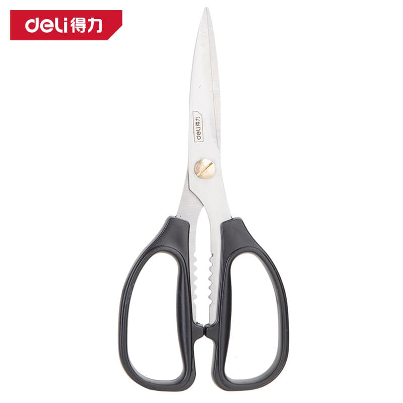 Deli Tools DL2613 Office Household Stainless Steel Heavy-duty Scissors Multi-purpose Paper Cutting Tailor Shears