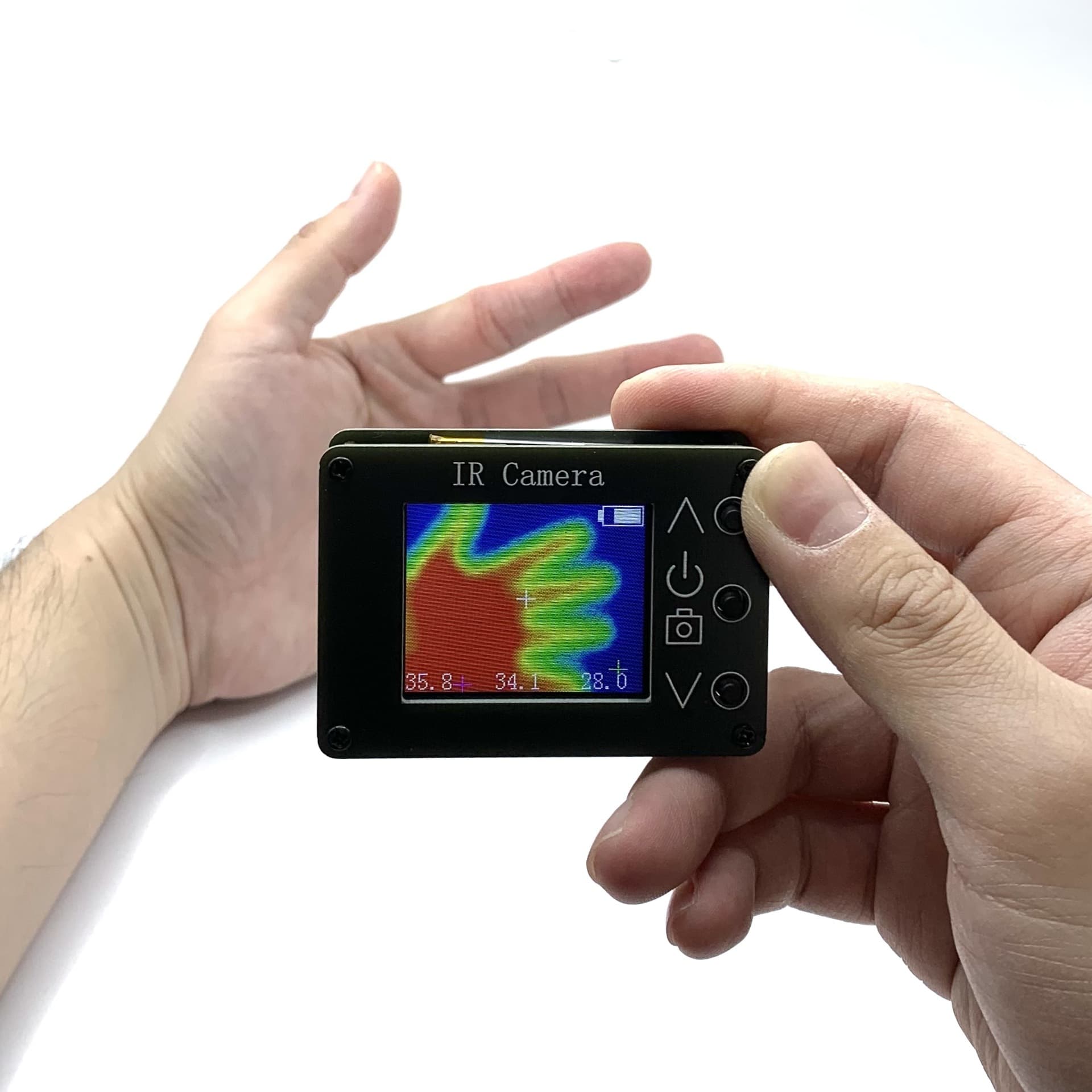 MLX90640 Portable Thermal Imager with Temperature Measurement, 1.8-inch TFT Screen, Photo Capability for Electronic Repair, 32*24 Resolution
