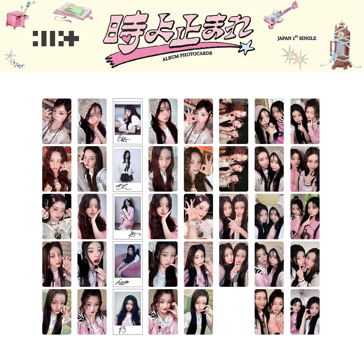 ILLIT’s Japanese debut album Toki Yo Tomare’s special card, Lu Yoon’s cute girl, Lee Won-hee’s photo card