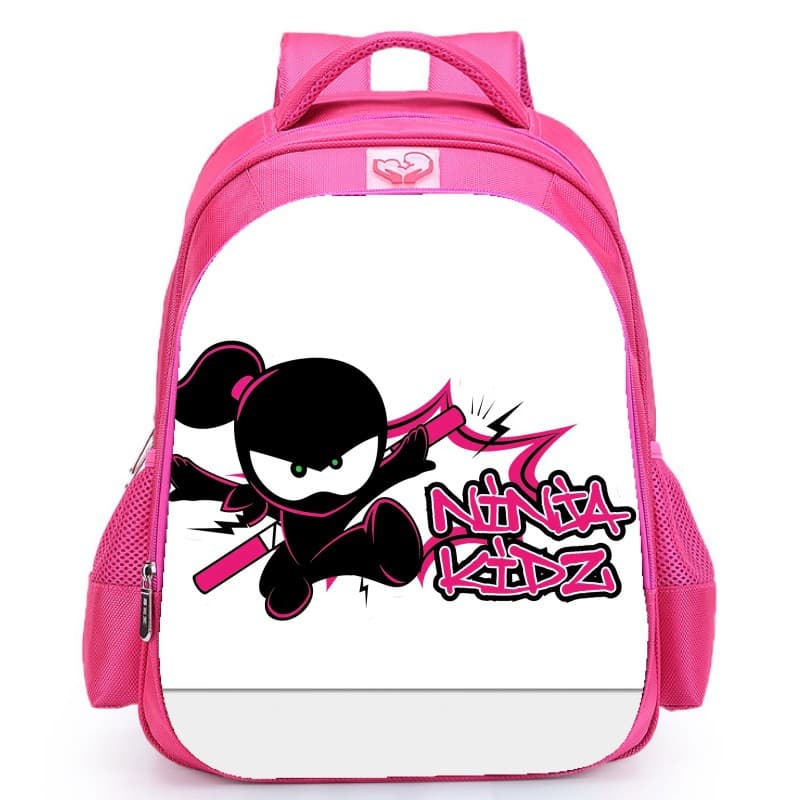 Ninja Kidz Children's School Bag Ninja Team Theme Lightweight Spine Protection Large Capacity School Backpack