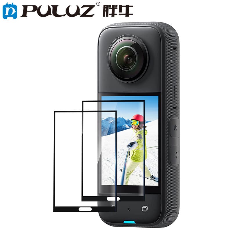 PULUZ Fat Cow Tempered Glass Screen Protector for Insta360 Ace Pro Action Camera, DJI Drone Tempered Glass Screen Protector