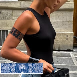 Cross-border Supply Juice Armband Tattoo Sticker Semi-permanent Herbal Tattoo Sweat-proof Semi-permanent Tattoo