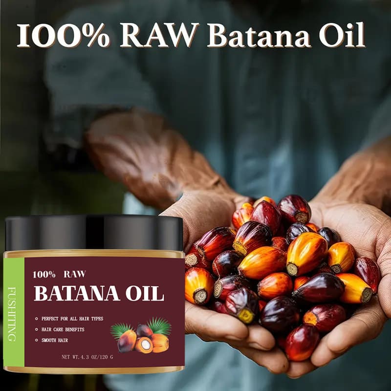 Cross-border Batana Oil Solid Hair Pomade for Frizz Control, Damage Repair, and Hair Nourishment - In Stock