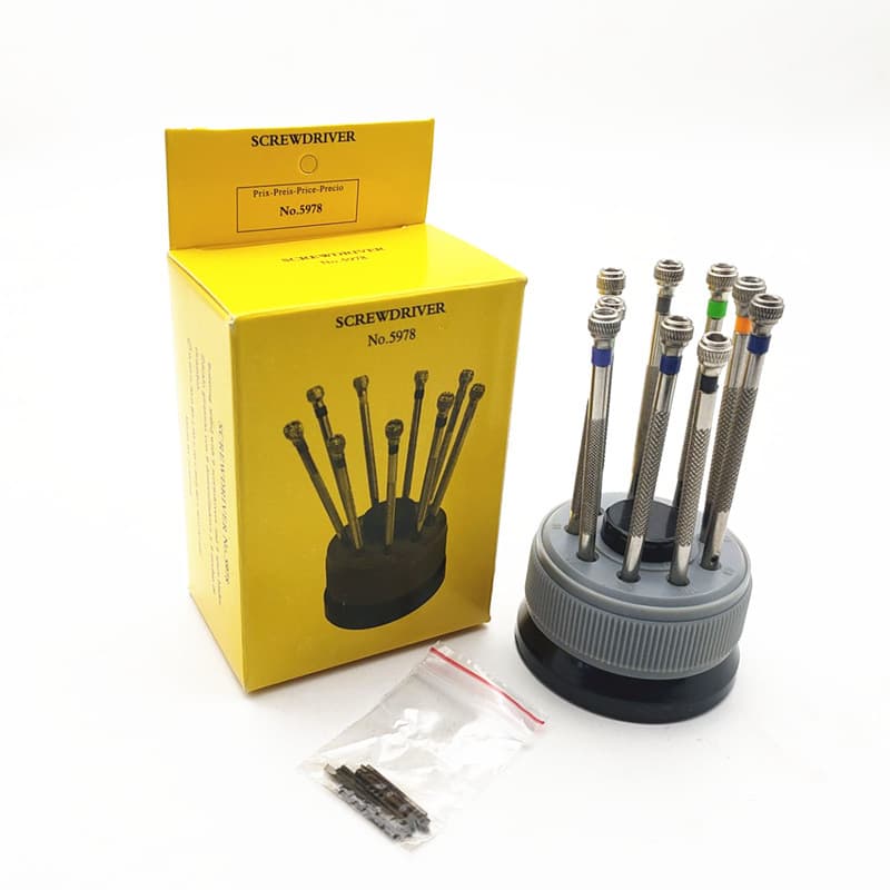 5978 Screwdriver Set, Watch Repair Tools, Glasses Tools, Watch Tools, Screwdriver, Screws