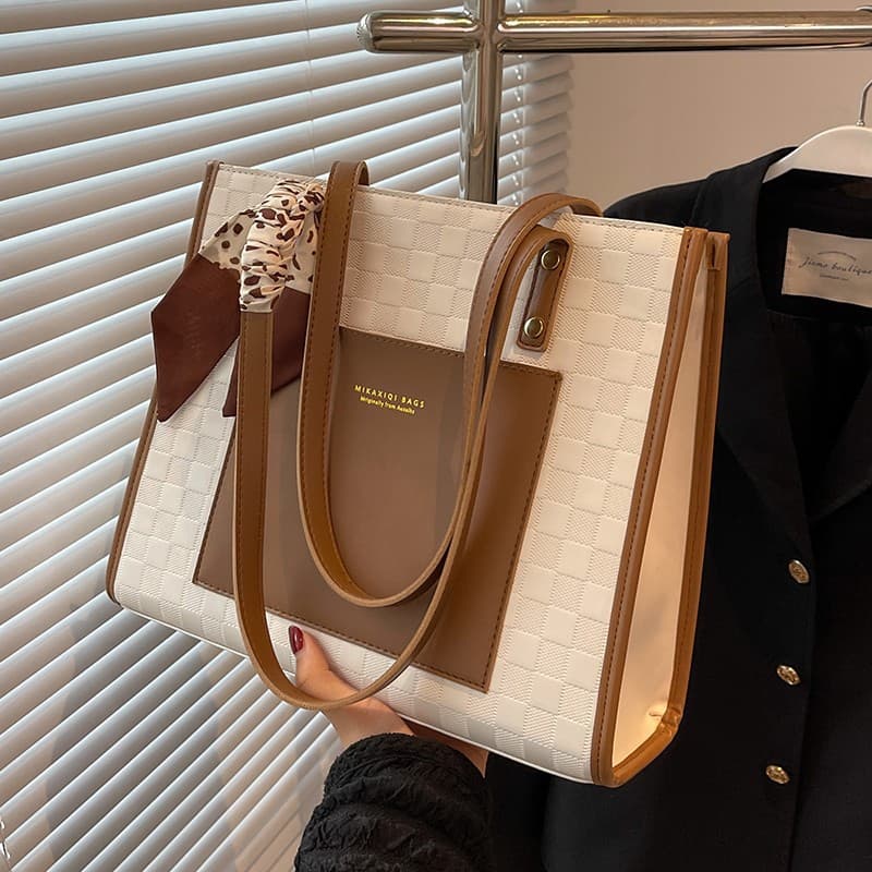 Women's Handbag 2026 New Trendy Tote Bag Large Capacity Office Commuter Bag Textured Single Shoulder Bag