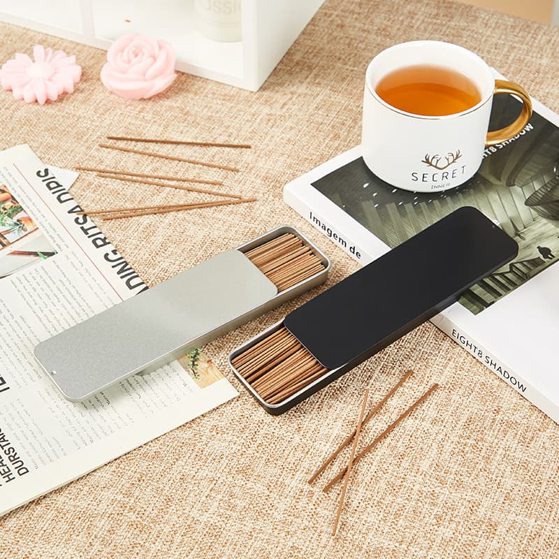 Agarwood Storage Box Portable Luxury Cavity Care Dental Floss Band-Aid Cotton Swab Iron Box Empty Box Small Quantity Custom LOGO Available