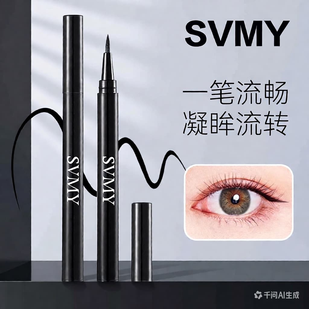 Export Only - Cross-border Eyeliner Pen Hard Tip Quick-Drying Sweat-Resistant Under Eye Shadow Pen Not Easy to Smudge Not Waterproof Sweat