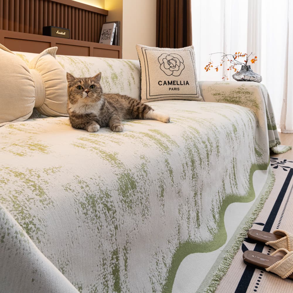 One-piece Chenille Sofa Cover, All-Season Universal Sofa Slipcover, Sofa Throw, Sofa Pad, Sofa Fabric, Sofa Protector