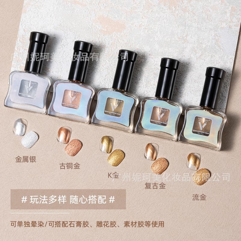 2025 Wave Marbling Liquid Bubble Ink Gradient Amber Water Marbling Nail Gel Wave Marbling Gel Cross-border