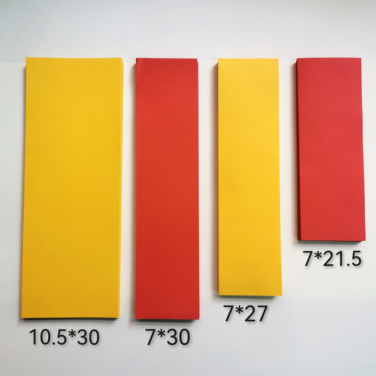 Talisman Yellow Paper 21*7cm Thick Taoist Writing Strip Double-Sided Blank Non-Bleeding Premium