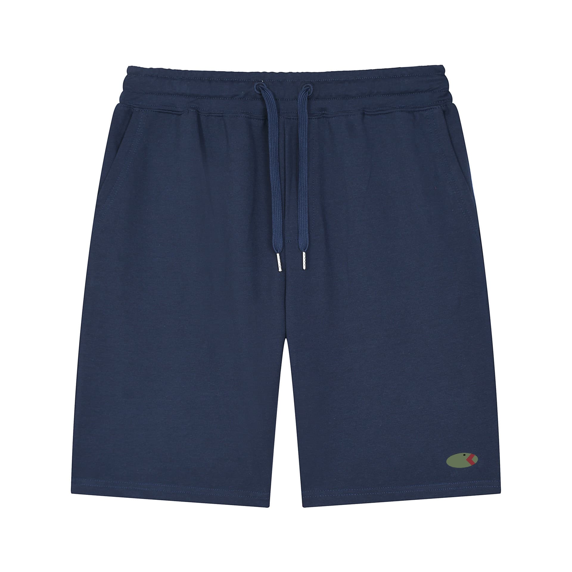 Cross-Border Supply New French Fish Boy Men's Casual 5-Inch Shorts Cotton Elastic Waist Sweatpants Men's Sports Shorts Summer
