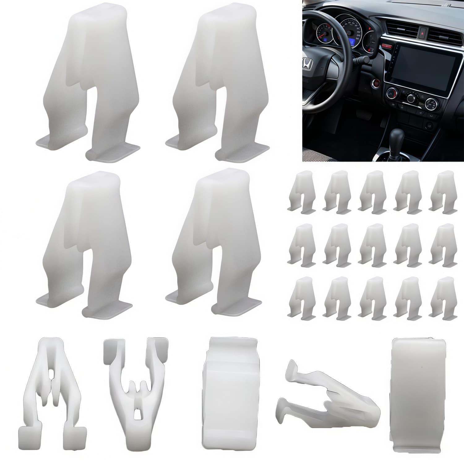 Dashboard Clip for Honda Fit Accord Civic City CRV Odyssey Radio Navigation Panel