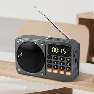 Hongba 607 Senior FM Radio Portable Player Multi-function Card Slot Speaker Radio Bluetooth Speaker