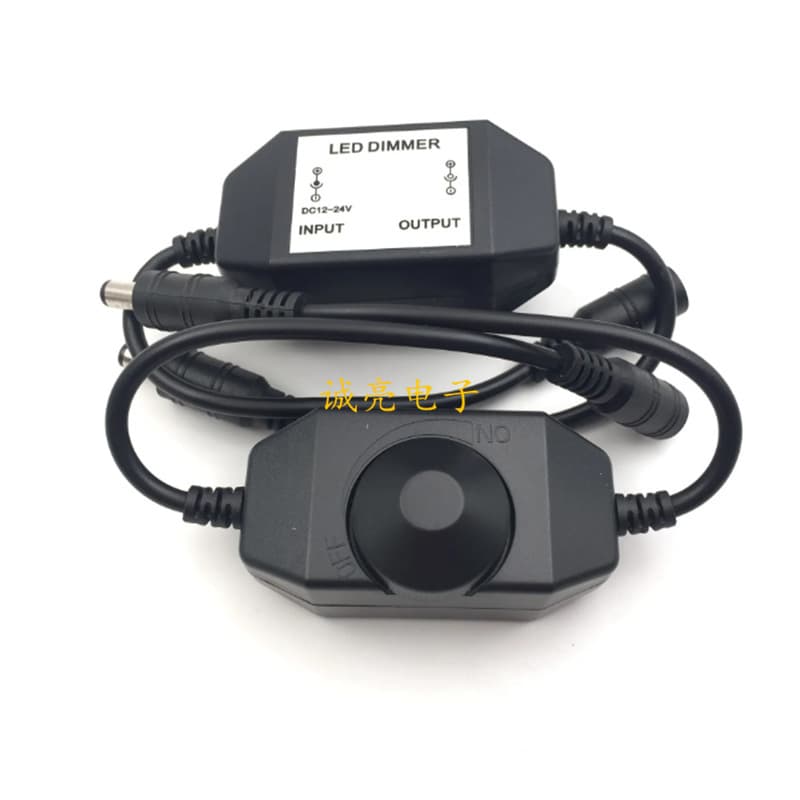 LED single-color dimmer online dimming low-voltage knob dimming switch manual stepless dimmer 12-24V
