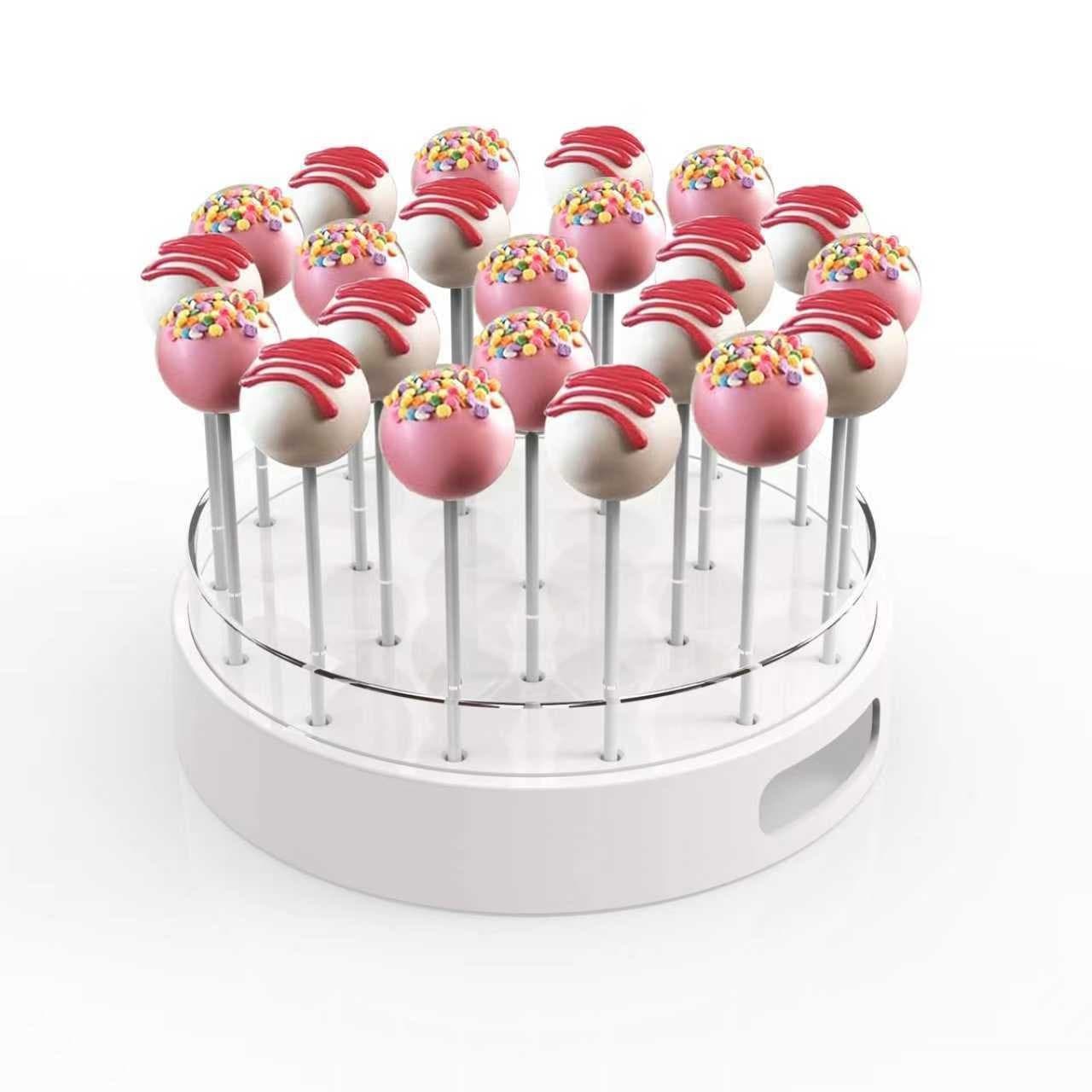 Cross-border new 22-hole acrylic transparent lollipop stand candy chocolate stand display display stand