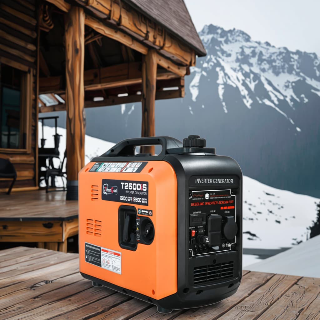 2kW-8kW Gasoline Inverter Silent Generator 220V for Home, Self-Driving Travel, Factory Wholesale and Retail