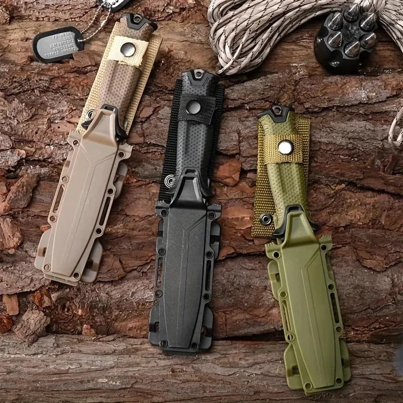 Cross-Border Bestseller Outdoor Knife, Portable Pocket Knife, Survival Knife, Military Knife, High Hardness Tactical Survival Knife