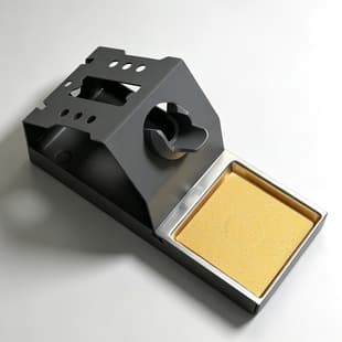 Factory Direct T12 Soldering Station Iron Holder Metal Soldering Iron Stand Square Soldering Iron Rack