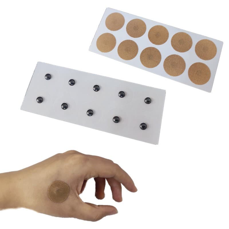 Magnetic stickers, 1 sheet, 10 pieces, magnetic stickers, bread magnets, magnetic beads, magnetic adhesive stickers.
