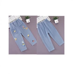 Children's Jeans Manufacturer Wholesale, Outerwear Long Pants for Middle and Younger Children, Stylish Loose Pants for Boys Wholesale, Baby Pants