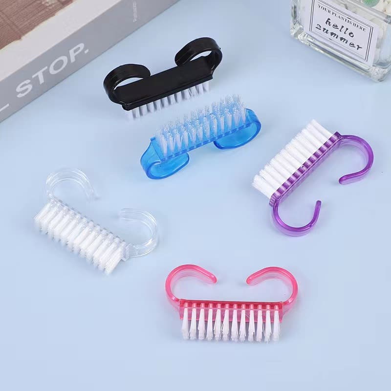 Wholesale Colorful Nail Brushes for Removing Nail Dust, Horn Dust Brushes, New Nail Art Tools for Cleaning and Polishing Nail Surfaces