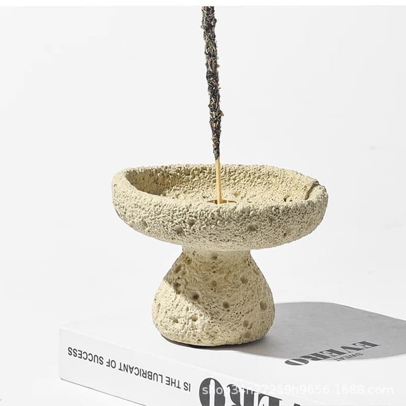 Cross-border incense stick cement candle holder diffuser crystal aromatherapy essential oil household fragrance niche ornaments container dish ornaments