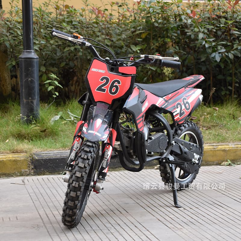 49CC Mini Kids Off-Road Dirt Bike, 2-Stroke Small All-Terrain Sand Buggy for Children