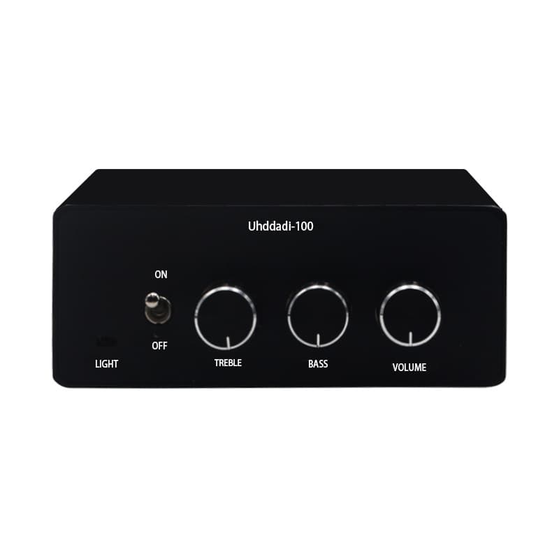 Bluetooth 5.0 Stereo Audio 2-Channel Amplifier Receiver Hi-Fi Class D Integrated 100W Bass Treble Control