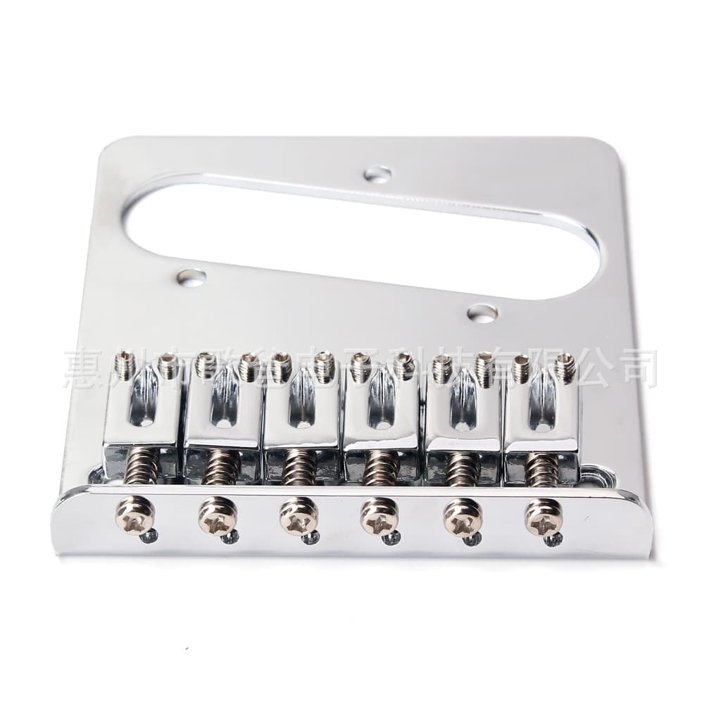 Musical Instrument Accessories Guitar Parts TL Bridge Silver Guitar String Bridge Single Side Square Saddle Electric Guitar Tailpiece