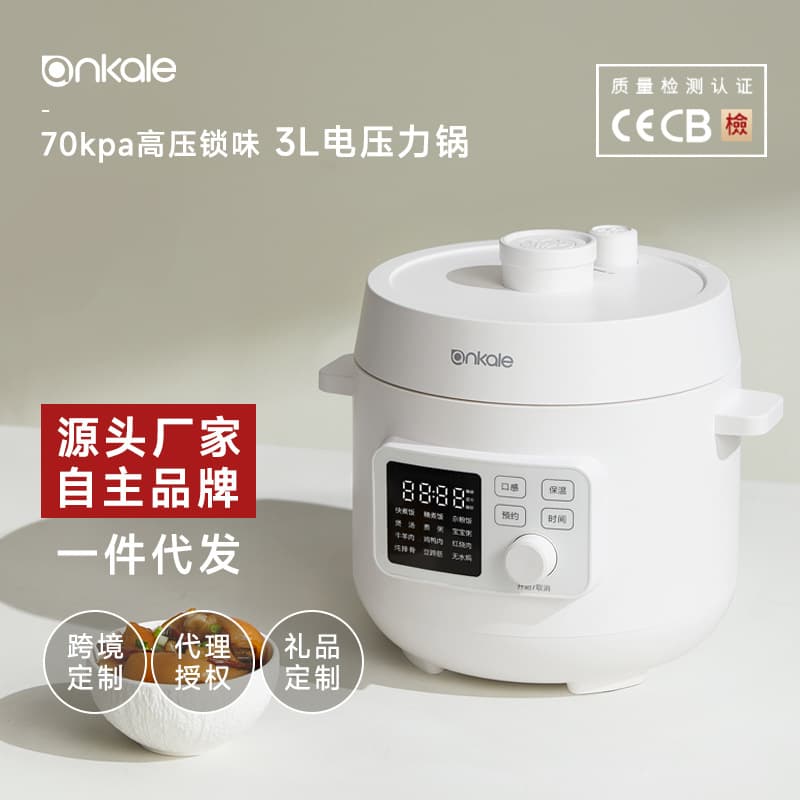 ankale electric pressure cooker household small 1-2-3 people mini high-pressure rice cooker new fully automatic multi-function