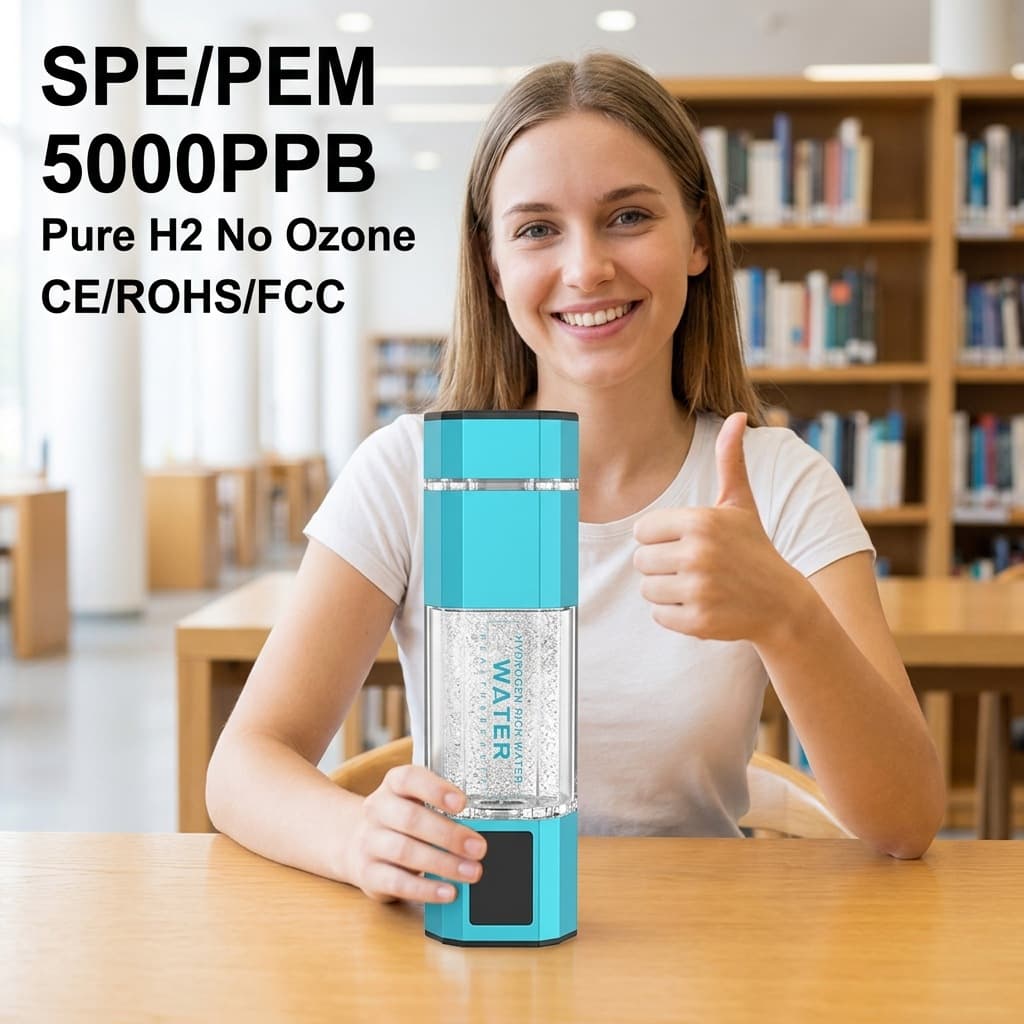 Hydrogen Water Bottle Cup High Concentration Hydrogen Rich Water Cup for Alibaba International Amazon Export