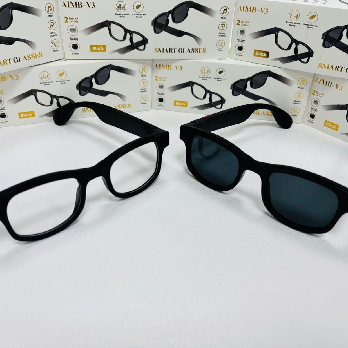 Smart Outdoor Sports Sunglasses Bluetooth Call Function Source AIMB-V3 Voice Assistant Fashionable Glasses Consumer Electronics