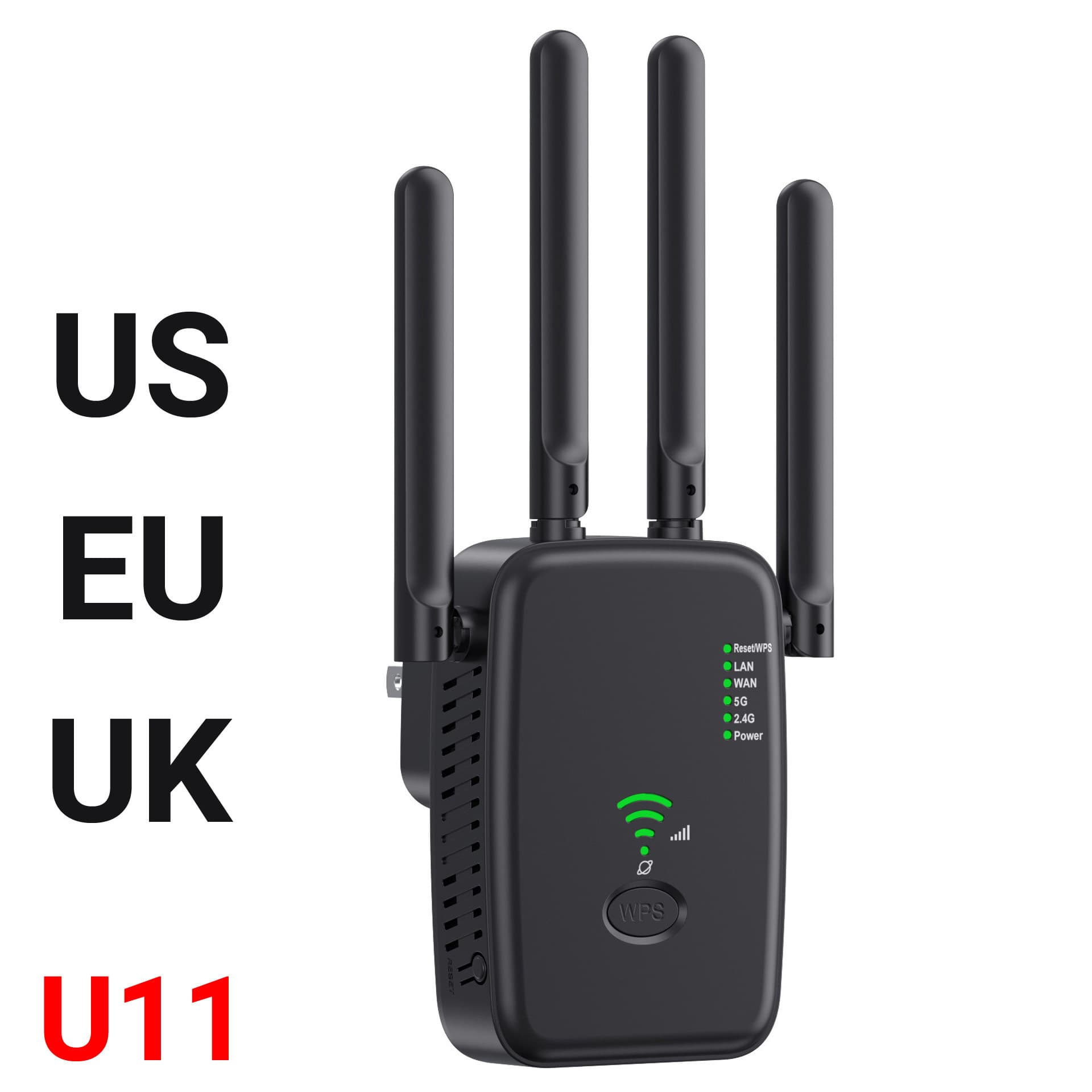 New WiFi Signal Booster Amplifier 2.4G 5G Wireless Router AC1200M Network Extender Home Wall-Penetrating