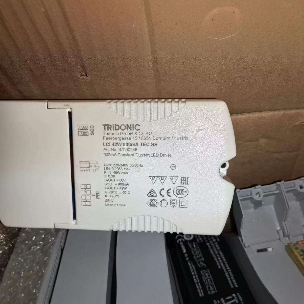 Original Factory In-Stock Tridonic DALI Power Supply DALI 20W 45W EXC3 Tridonic Power Supply 45W PRE2