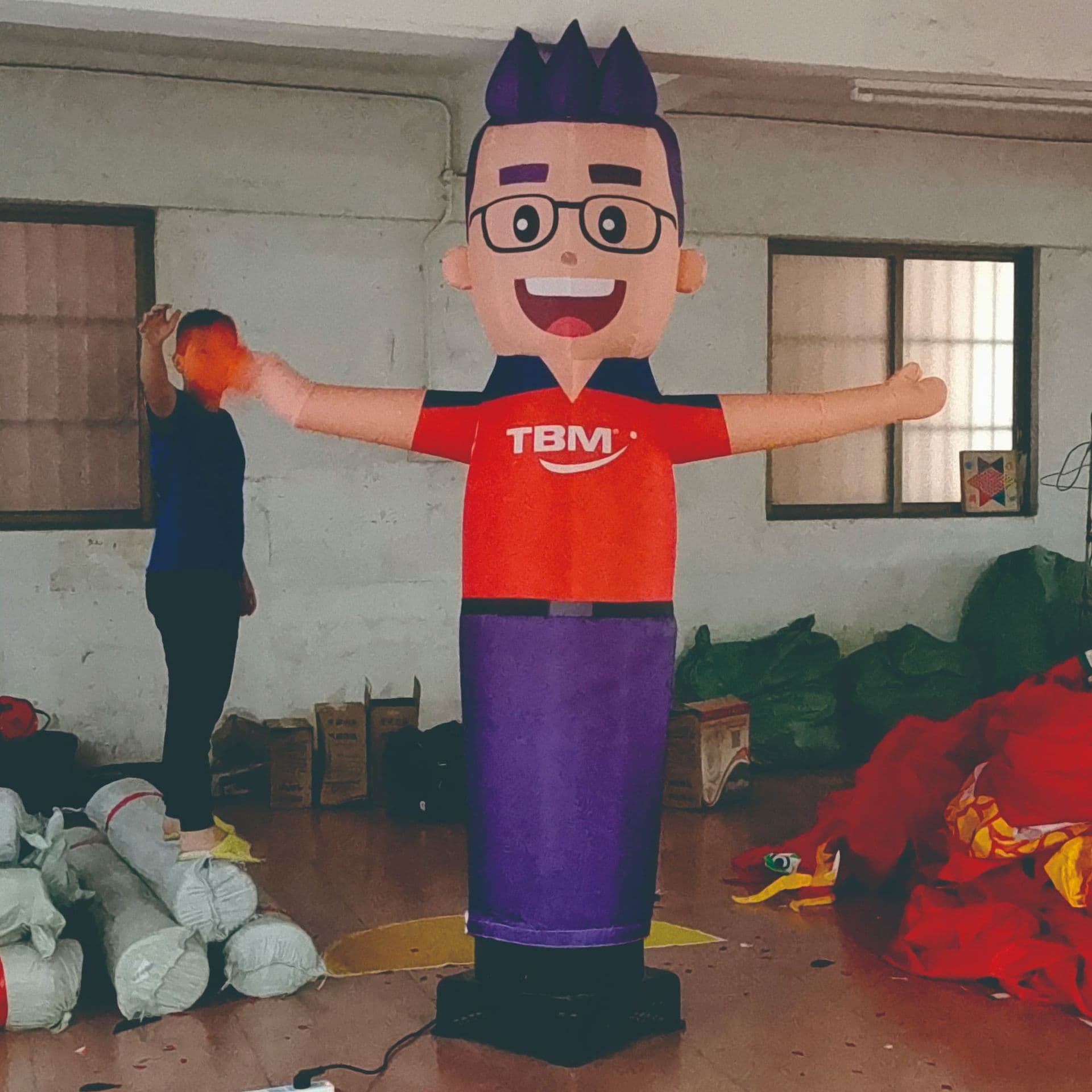 Red Dancing Popular Model for Opening Ceremony, Advertising Promotion, Mixed Wholesale Inflatable Aerial Dancer