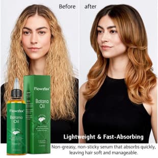Cross-border exclusive supply Batana Oil for improving frizzy hair, hair care, nourishing and conditioning hair oil, green packaging