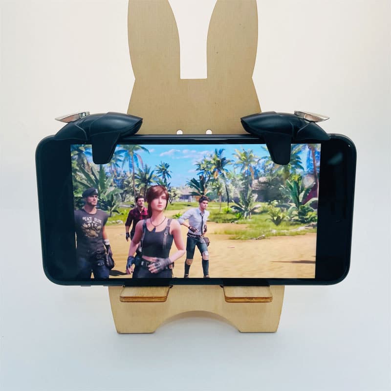 Six-Finger PUBG Fire Button Silent Gaming Controller High Sensitivity Mobile Joystick Auxiliary Button