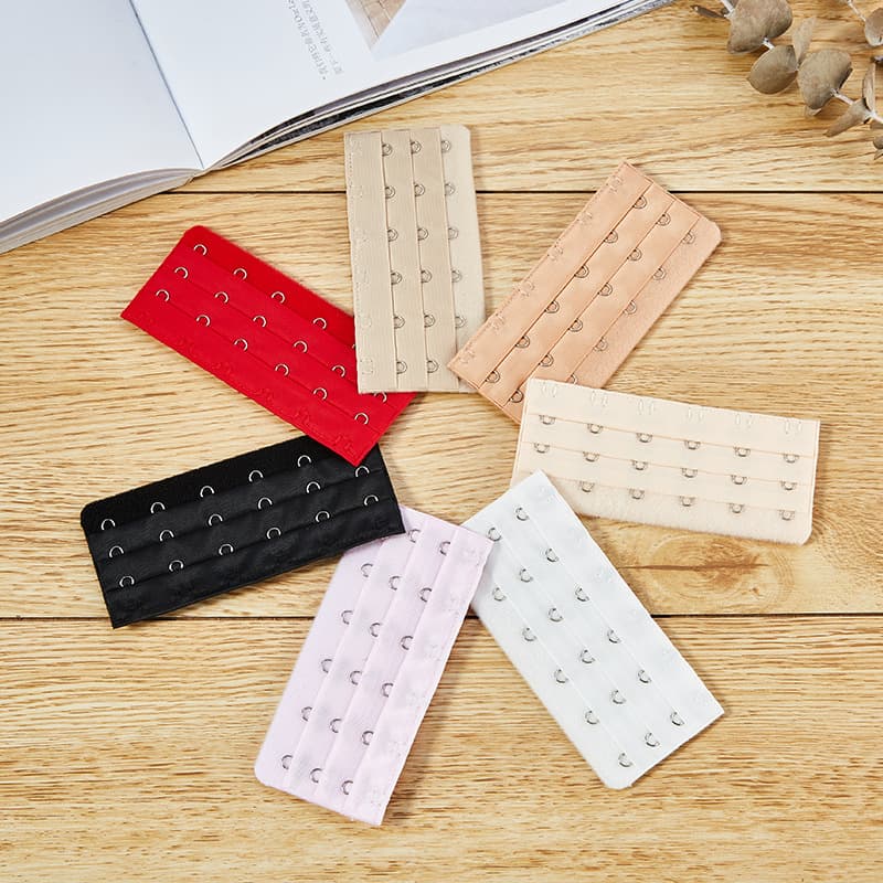 Three-Row Six-Hook Bra Extension Clasp, Back Fastener for Bras, 3 Rows 6 Hooks (Free Shipping Included)