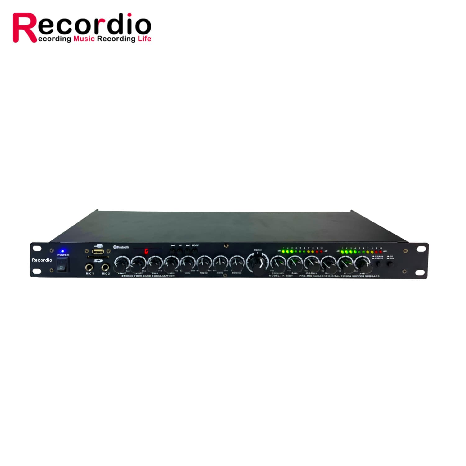 GAX-95BT Professional Karaoke Preamp KTV Digital Audio Echo Effects Processor Audio Processor