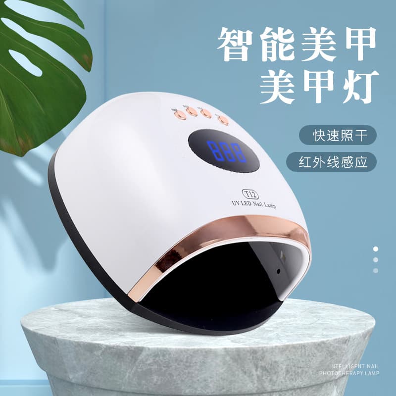 158W nail art tool intelligent induction LED nail art dryer UV glue nail oil glue hands and feet dual-purpose nail light