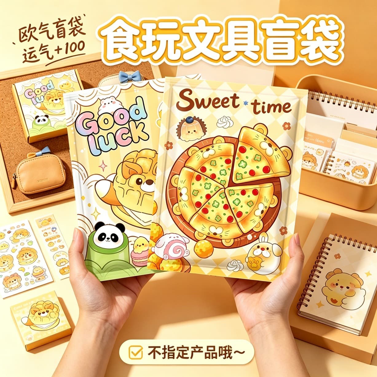 Candy Toy Stationery Blind Bag Cartoon Surprise Stationery Gift Set Student Rewards Prizes Training Institution Gifts